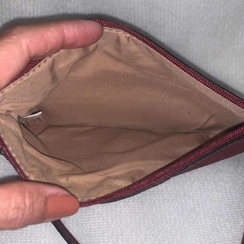 Nine West clutch burgundy - Picture 4 of 7